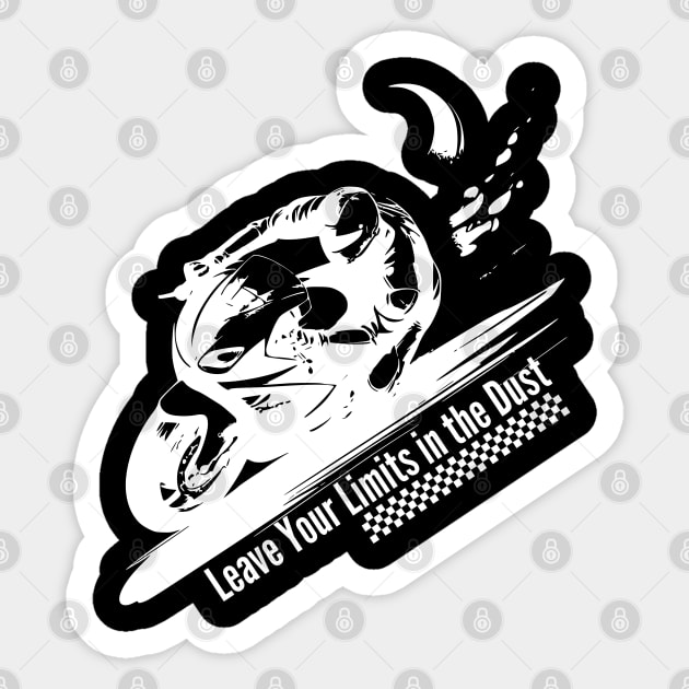 Leave Your Limits in the Dust Sticker by Mara Bun